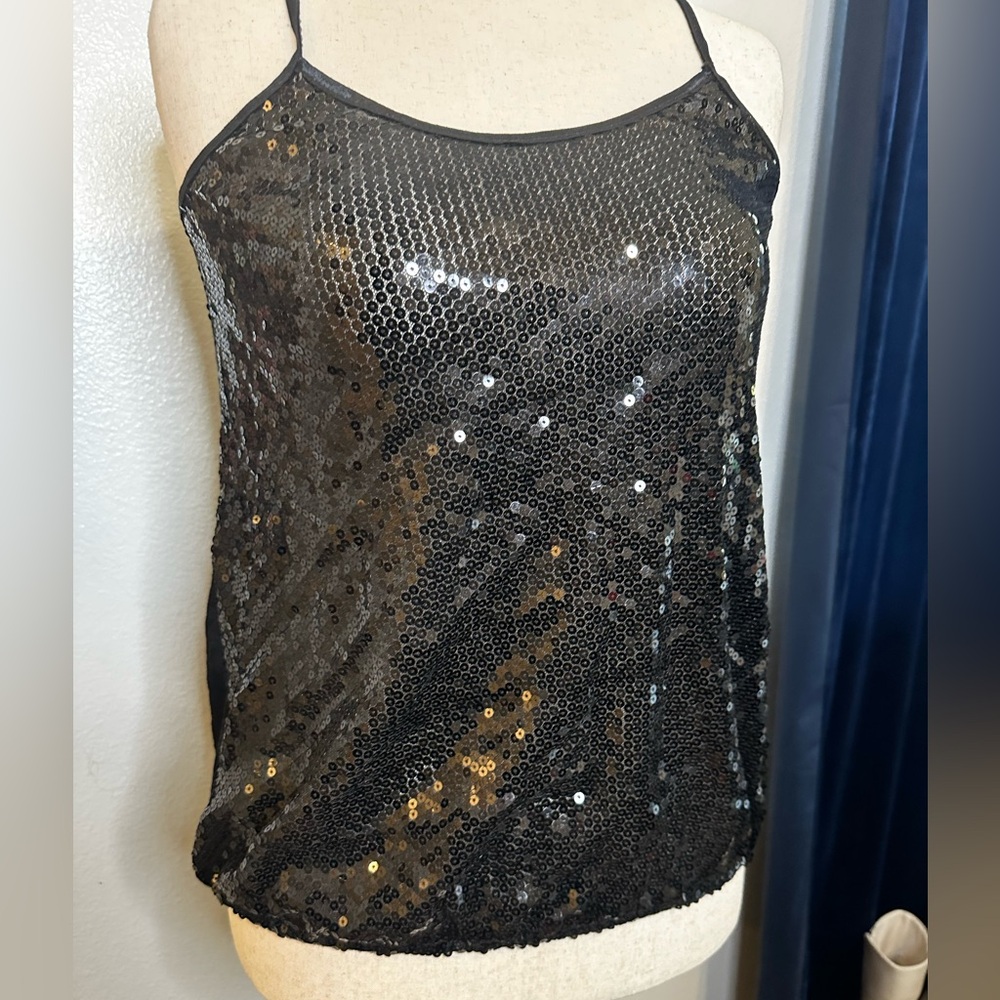 Retro shimmery top